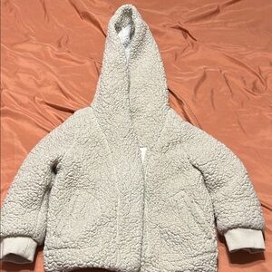 Cozy Cream Sherpa coat 3t